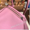 エルメス リンディ26 Clemence トリヨンクレマンス モーヴシルベストル X9 /Mauve Sylvestre シルバー金具 lindy26-040 全手縫い