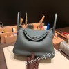 エルメス リンディ26 Clemence トリヨンクレマンス ブルーオラージュ Y7 /Blue Orage シルバー金具 lindy26-050 全手縫い