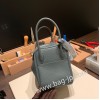 エルメス リンディ26 Clemence トリヨンクレマンス ブルーオラージュ Y7 /Blue Orage シルバー金具 lindy26-050 全手縫い