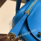 エルメス リンディミニ19 Mini Lindy  swift スイフト ブルーフリーダ 0F /Blue Frida    ゴールド金具    lindymini-014 