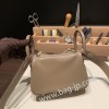 エルメス リンディミニ19 Mini Lindy 8C /Elephant Grey  グリエレファント 8C /Elephant Grey  ゴールド金具  lindymini-026 全手縫い