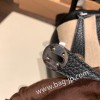 エルメス リンディミニ19 Mini Lindy Clemence トリヨンクレマンス ブラック 89 /Black (Noir)   シルバー金具  lindymini-049 全手縫い