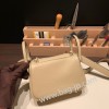 エルメス リンディミニ19 Mini Lindy Clemence トリヨンクレマンス トレンチ S2/ Trench  ゴールド金具  lindymini-078 全手縫い