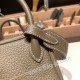 エルメス リンディミニ19 Mini Lindy Clemence トリヨンクレマンス エトゥープ18/Étoupe Grey   シルバー金具  lindymini-092 全手縫い