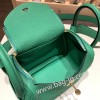 エルメス リンディミニ19 Mini Lindy Clemence トリヨンクレマンス バンブー1K /Bambou  ゴールド金具  lindymini-095 全手縫い