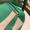 エルメス リンディミニ19 Mini Lindy Clemence トリヨンクレマンス バンブー1K /Bambou  ゴールド金具  lindymini-095 全手縫い