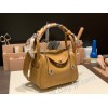 エルメス リンディミニ19 Mini Lindy Clemence トリヨンクレマンス セサミ 2S /Sesame   シルバー金具  lindymini-096 全手縫い