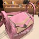 エルメス リンディミニ19 Mini Lindy Clemence トリヨンクレマンス モーヴシルベストル X9 /Mauve Sylvestre   シルバー金具  lindymini-104 全手縫い