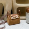 【Mini Lindy】アンティークゴールド × スワイフトレザー 鹿皮パネル 大人の落ち着いたヴィンテージデザイン 出荷準備中