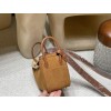【Mini Lindy】アンティークゴールド × スワイフトレザー 鹿皮パネル 大人の落ち着いたヴィンテージデザイン 出荷準備中