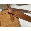 【Mini Lindy】アンティークゴールド × スワイフトレザー 鹿皮パネル 大人の落ち着いたヴィンテージデザイン 出荷準備中