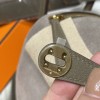 【Mini Lindy】鹿皮 × スワイフトレザー 8C グリエレファント ゴールド金具 大人の落ち着いたニュートラルデザイン 出荷準備中