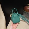 【Mini Lindy Clemence（TC）】トリヨンクレマンス ×U4 ヴェールヴェルティゴ 柔らかなミドルグリーン 日常に彩りを添える可愛らしい大容量ミニバッグ