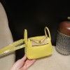 【Mini Lindy Clemence（TC）】トリヨンクレマンス ×9R ライム 鮮やかなレモングリーン 夏の陽気を纏う日常必須ミニバッグ