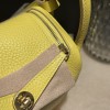 【Mini Lindy Clemence（TC）】トリヨンクレマンス ×9R ライム 鮮やかなレモングリーン 夏の陽気を纏う日常必須ミニバッグ