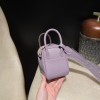 「超カワイイ！Mini Lindy 5H Cyclamen シクラメン シルバー金具付き ミニサイズでかわいさと実用性兼ね備えたバッグ」