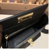 エルメス ケリー  21cm Mini2424  89 /Black (Noir)  ゴールド金具 21cm  全手縫い