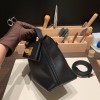 エルメス ケリー  21cm Mini2424  89 /Black (Noir)  ゴールド金具 21cm  全手縫い