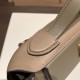 エルメス ケリー  21cm Mini2424 2424 D0 /Beige de Weimar & 18 /Étoupe Grey ゴールド金具 21cm 全手縫い