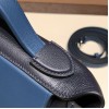 エルメス ケリー  21cm Mini2424 2424 2Z/ Blue nuit & 78 /Blue Marine シルバー金具 全手縫い