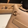 エルメス ケリー  21cm Mini2424 evercolor 0M/Chai ゴールド金具 全手縫い