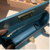 エルメス ケリー  21cm Mini2424 W0 /Vert Bosphore ゴールド金具 全手縫い