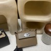 2424mini D0 ウィマーラー ×18/Étoupe Grey シルバー金具｜落ち着いたツートンカラー マルチユースミニバッグ