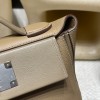 2424mini D0 ウィマーラー ×18/Étoupe Grey シルバー金具｜落ち着いたツートンカラー マルチユースミニバッグ