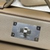2424mini D0 ウィマーラー ×18/Étoupe Grey シルバー金具｜落ち着いたツートンカラー マルチユースミニバッグ