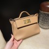 0M/Chai チャイ& 37 /Gold  ゴールド【人気爆品】2424mini 地味でノンチャラントなミニバッグ｜肩紐可変＆ツートンカラー