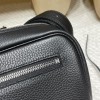 新型メンズバッグ Nouveau on body ボストンバッグ ～特徴的な大ロックデザイン 89 ブラック × 銀金具～