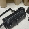 新型メンズバッグ Nouveau on body ボストンバッグ ～特徴的な大ロックデザイン 89 ブラック × 銀金具～