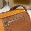 新型メンズバッグ Nouveau on body ボストンバッグ ～存在感抜群の大ロックデザイン 37 ゴールドブラウン × 銀金具～