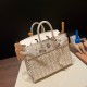 エルメス バーキン・ピクニックBirkin picnic  スイフト籘(ラタン) ナタ I2 /Nata  シルバー金具  picnic-006 全手縫い