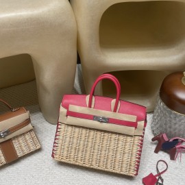 Framboise  フランボワーズ  Birkin picnic ピクニックバッグ  ピクニックに最も贅沢なギア、一目惚れの竹編みバッグ