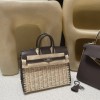 0G/Rouge Sellier  ルージュセリエ  Birkin picnic ピクニックバッグ  ピクニックに最も贅沢なギア、一目惚れの竹編みバッグ