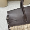 0G/Rouge Sellier  ルージュセリエ  Birkin picnic ピクニックバッグ  ピクニックに最も贅沢なギア、一目惚れの竹編みバッグ