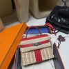 S3/Rouge Cœur  ルージュクー  Kelly Picnic 藤条シリーズピクニックバッグswift 皮革（レザー）と藤（ふじ）の編み込み