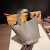 ピコタンロック18/PM cargo トリヨンクレマンス エタン 8F/Etain  ゴールド金具 Picotin18-019 全手縫い