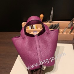 ピコタンロック18/PM トリヨンクレマンス アネモネ P9/Anemone シルバー金具 Picotin18-046 全手縫い