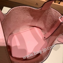 ピコタンロック18/PM トリヨンクレマンス ローズサクラ 3Q/Rose Sakura シルバー金具 Picotin18-070 全手縫い