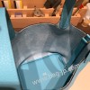 ピコタンロック18/PM トリヨンクレマンス ブルーノールP3/Blue duNord  ゴールド金具 Picotin18-072 全手縫い