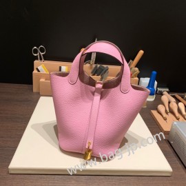 ピコタンロック18/PM トリヨンクレマンス X9/Mauve Sylvestre モーヴシルベストル ゴールド金具 Picotin18-077 全手縫い