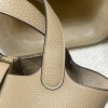 ピコタンロック18/PM  トリヨンクレマンス CLEMENCE   TC  picotin I8   S2/风衣灰/Trench トレンチ 【2024年春夏新色】 ゴールド金具 全手縫い