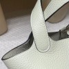 ピコタンロック18/PM トリヨンクレマンス CLEMENCE  TC  0S vertdeau ヴェールフィズ  ‌Hermes Vert fizz シルバー金具 全手縫い