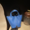 T7/Blue Hydra  ブルーイドラ & U2/Blue Zephyr ブルーゼフィール シルバー金具 Picotin Lock 18/PMピコタンロック18/PM トリヨンクレマンCLEMENCE  TC