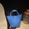 T7/Blue Hydra  ブルーイドラ & U2/Blue Zephyr ブルーゼフィール シルバー金具 Picotin Lock 18/PMピコタンロック18/PM トリヨンクレマンCLEMENCE  TC