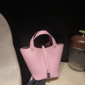X9 /Mauve Sylvestre  モーヴシルベストル  シルバー金具 Picotin Lock 18/PMピコタンロック18/PM トリヨンクレマンCLEMENCE  TC