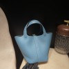 75 /Blue Jean  ブルージーン ゴールド金具 Picotin Lock 18/PMピコタンロック18/PM トリヨンクレマンCLEMENCE  TC