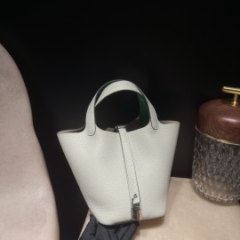 0W Gris Neve グリネヴェ &  0Z Vert Comics  ヴェールコミック シルバー金具 Picotin Lock 18/PMピコタンロック18/PM トリヨンクレマンCLEMENCE  TC
